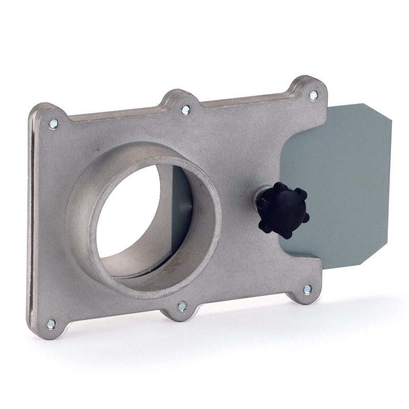 2-1/2" Aluminum Blast Gate Dust Collection Fitting